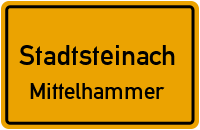 Straßenverzeichnis Stadtsteinach Mittelhammer