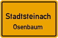 Straßen in Stadtsteinach Osenbaum