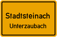 Straßen in Stadtsteinach Unterzaubach