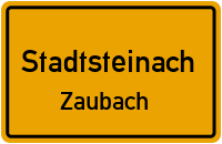 Ortsumgehung Zaubach in StadtsteinachZaubach