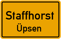 Feldstraße in StaffhorstÜpsen