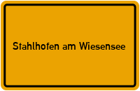 City Sign Stahlhofen am Wiesensee
