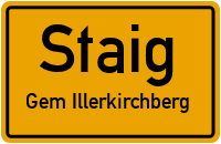 Straßen in Staig Gem Illerkirchberg