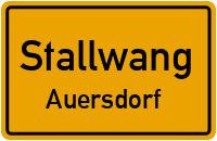 Straßen in Stallwang Auersdorf