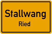 Straßen in Stallwang Ried