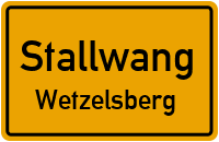 Straßen in Stallwang Wetzelsberg