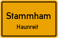 Haunreiterstraße in StammhamHaunreit