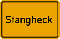 Ortsschild von Gemeinde Stangheck in Schleswig-Holstein