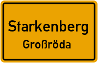 Großrödaer Hauptstraße in StarkenbergGroßröda