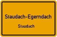 Bergener Straße in Staudach-EgerndachStaudach
