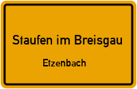 Lindengrundweg in Staufen im BreisgauEtzenbach