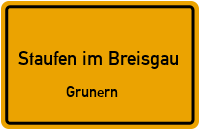 Straßenverzeichnis Staufen im Breisgau Grunern