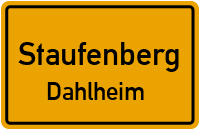Hochstraße in StaufenbergDahlheim