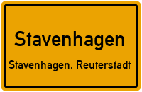 Warener Straße in StavenhagenStavenhagen, Reuterstadt