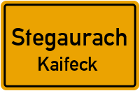 Straßenverzeichnis Stegaurach Kaifeck