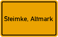City Sign Steimke, Altmark