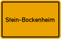 Waldstraße in Stein-Bockenheim
