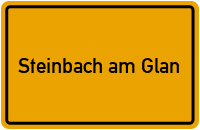 Ortsschild von Gemeinde Steinbach am Glan in Rheinland-Pfalz