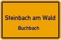 Thüringer Wald Straße in Steinbach am WaldBuchbach