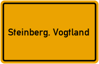 City Sign Steinberg, Vogtland
