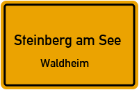 Straßenverzeichnis Steinberg am See Waldheim
