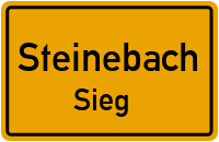 City Sign Steinebach / Sieg