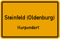 Straßen in Steinfeld (Oldenburg) Harpendorf