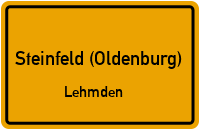 Straßen in Steinfeld (Oldenburg) Lehmden