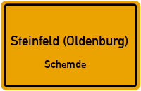 Schemder Weg in Steinfeld (Oldenburg)Schemde