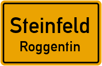Dorfstraße in SteinfeldRoggentin