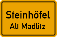Kirchweg in SteinhöfelAlt Madlitz