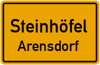 Hinterstraße in SteinhöfelArensdorf