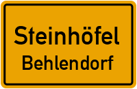 Fürstenwalder Chaussee in SteinhöfelBehlendorf