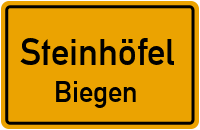 Dorfstraße in SteinhöfelBiegen