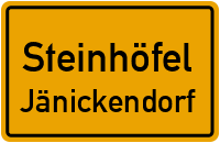 Feldweg in SteinhöfelJänickendorf