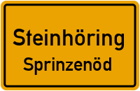 Straßenverzeichnis Steinhöring Sprinzenöd