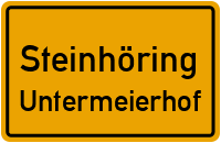 Straßenverzeichnis Steinhöring Untermeierhof