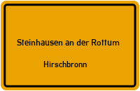 Hirschbronn in 88416 Steinhausen an der Rottum (Hirschbronn)