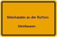Oberstetter Straße in 88416 Steinhausen an der Rottum (Steinhausen)