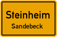 Markusweg in SteinheimSandebeck