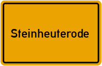 City Sign Steinheuterode