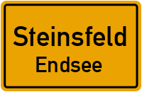 Straßen in Steinsfeld Endsee