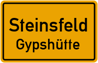 Straßen in Steinsfeld Gypshütte