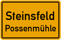 Straßen in Steinsfeld Possenmühle