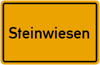 City Sign Steinwiesen