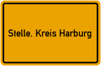 City Sign Stelle, Kreis Harburg