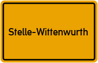 City Sign Stelle-Wittenwurth