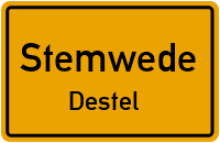 Straßenverzeichnis Stemwede Destel