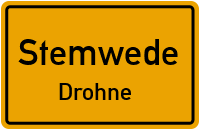 Königstannenweg in StemwedeDrohne
