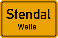 Akazienstraße in StendalWelle